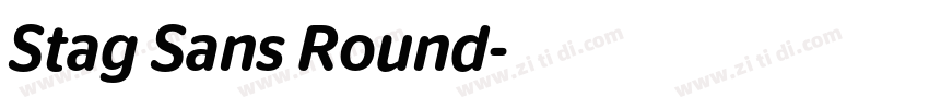 Stag Sans Round字体转换 Stag Sans Round字体转换